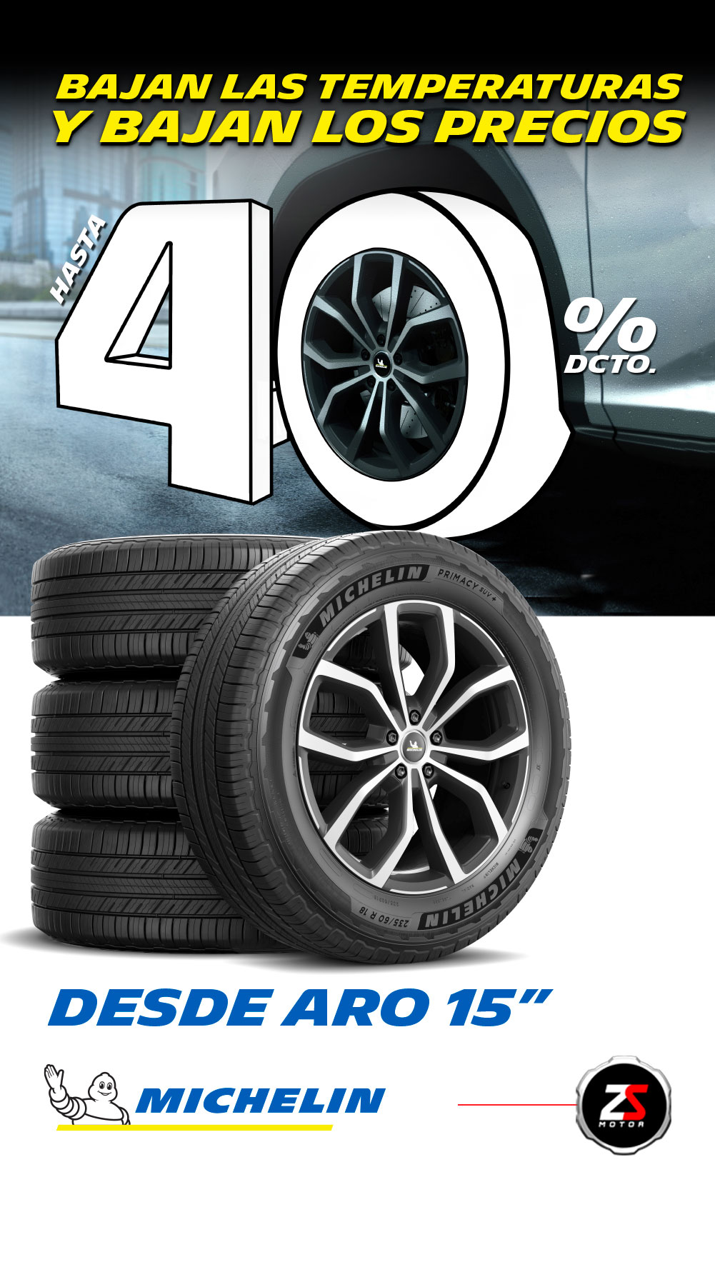 Ventajas de Comprar Neumáticos Michelin con la Promoción de Invierno del 40% de dcto.